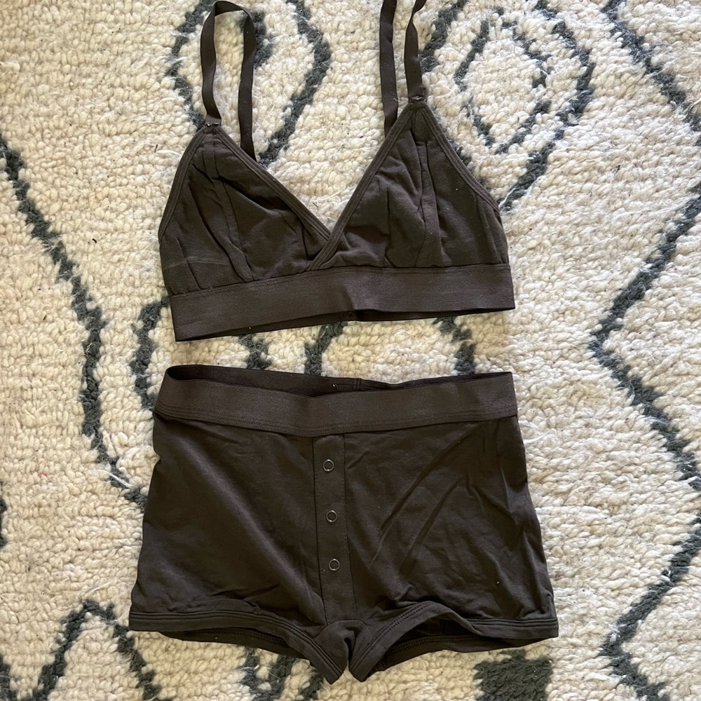 Classic Bralette & Boxer Brief Set